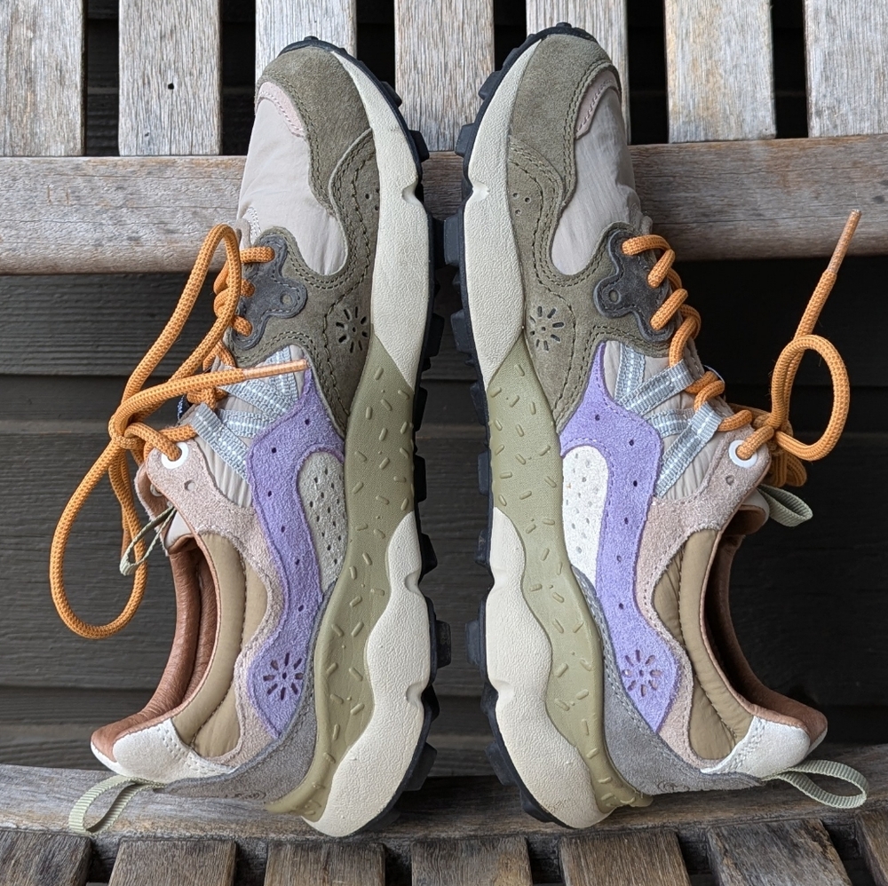 Flower Mountain Yamano 3 Uni Sneakers Rocky / Lilac Violet Women's US 7 - Picture 5 of 12